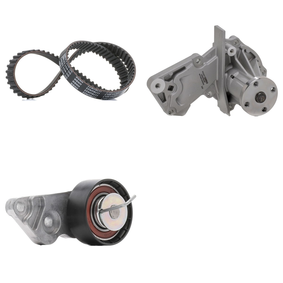 RIDEX PLUS Distributieriem set + waterpomp 3096W0405P Set, distributie TOYOTA RIDEX PLUS 3096W0405P