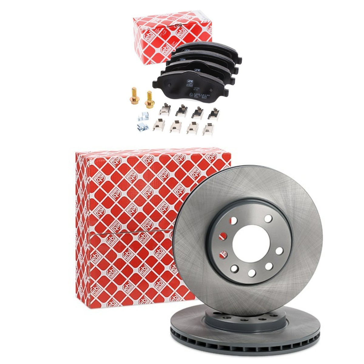 Bremseskiver og klodser FEBI BILSTEIN FBL3405N0321 FEBI BILSTEIN FBL3405N0321: Bremseklodser og skiver Opel MERIVA 2008