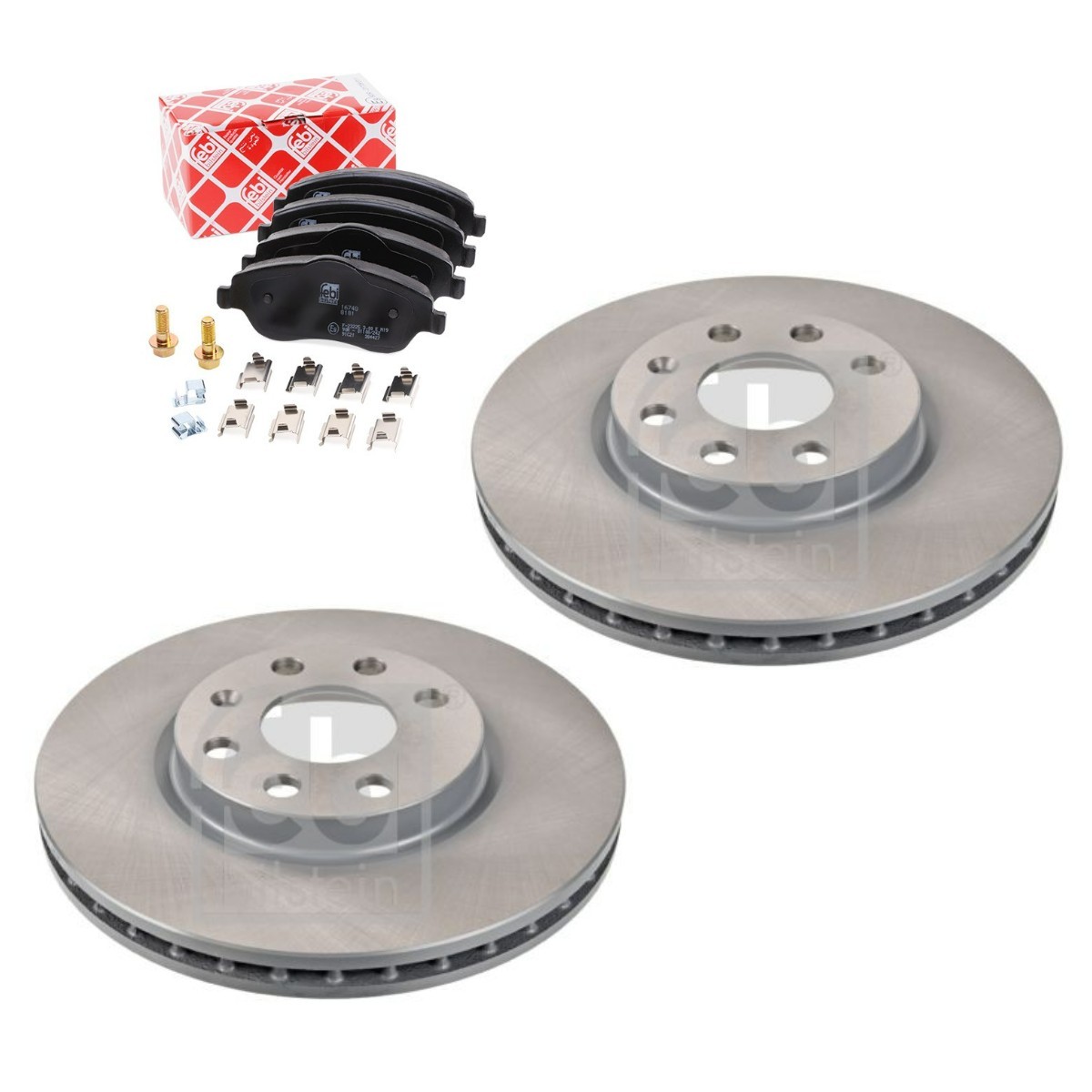 FEBI BILSTEIN Bremseskiver og -klosser FBL3405N0325 Bremsekit Opel F08, W5L FBL3405N0325 FEBI BILSTEIN