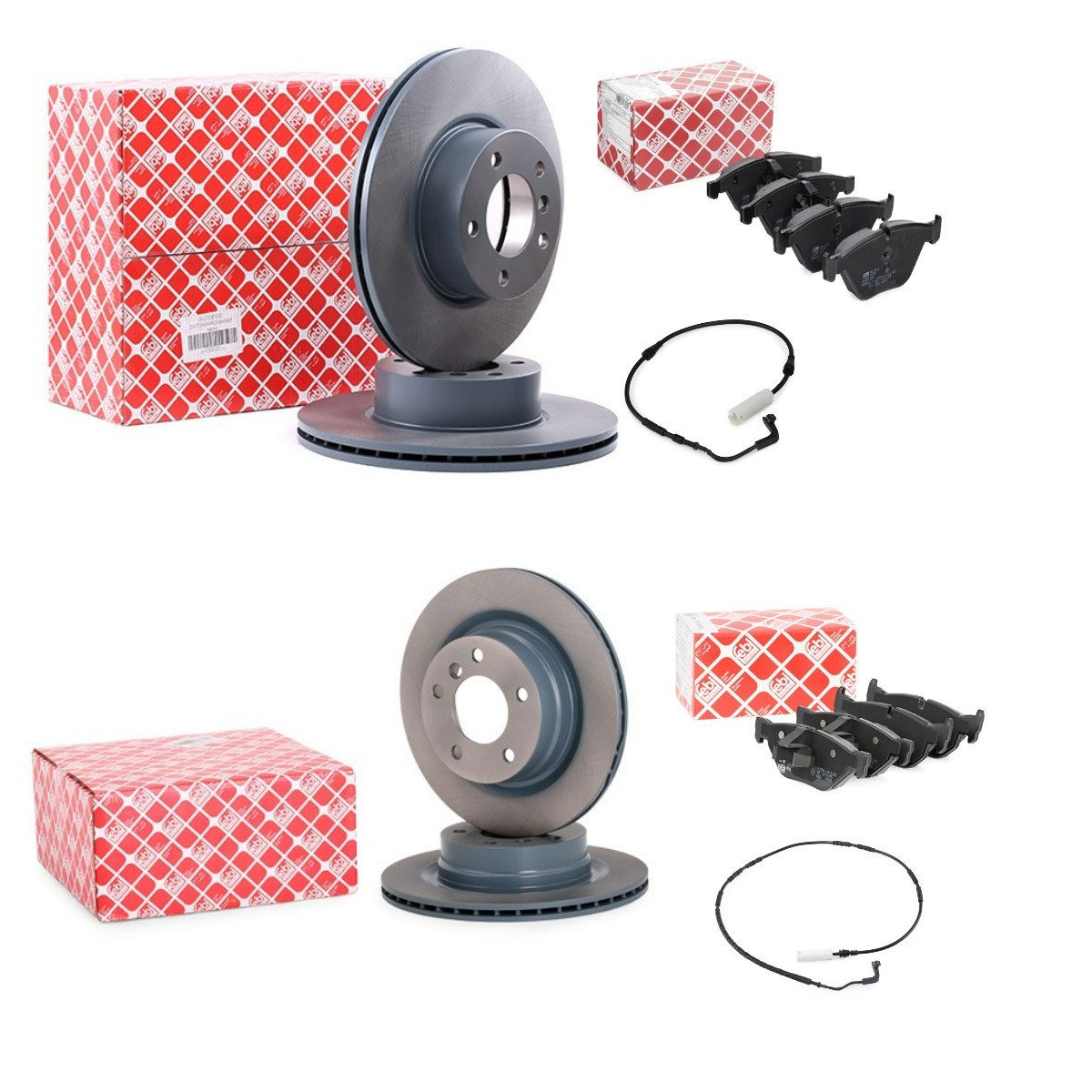 FEBI BILSTEIN Bremseskiver og klodser FBL3405FR001 Bremsesæt skivebremser BMW E90 FBL3405FR001 FEBI BILSTEIN