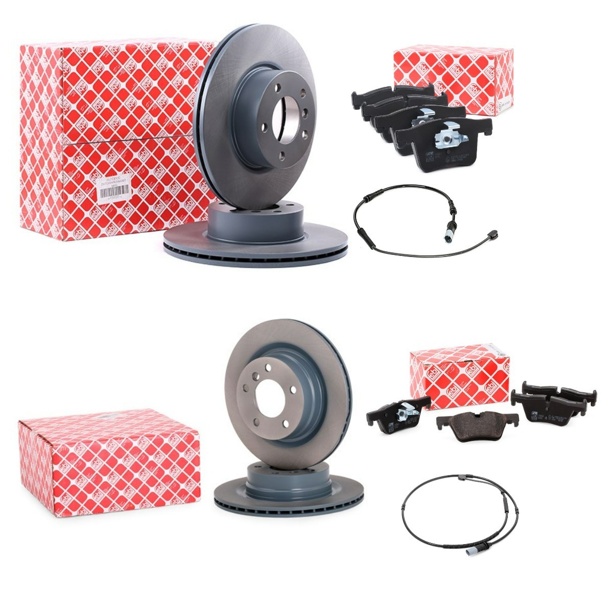 Remschijven en blokken FEBI BILSTEIN FBL3405FR006 FEBI BILSTEIN FBL3405FR006 Remblokken en -schijven BMW 1-serie 2016