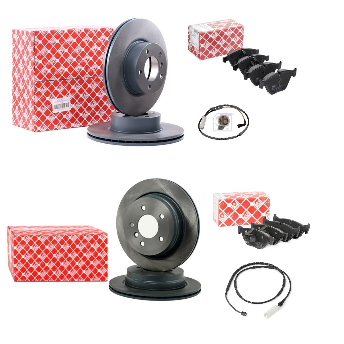 FEBI BILSTEIN Bremseskiver og klodser FBL3405FR021 Bremsesæt BMW E90 FBL3405FR021 FEBI BILSTEIN