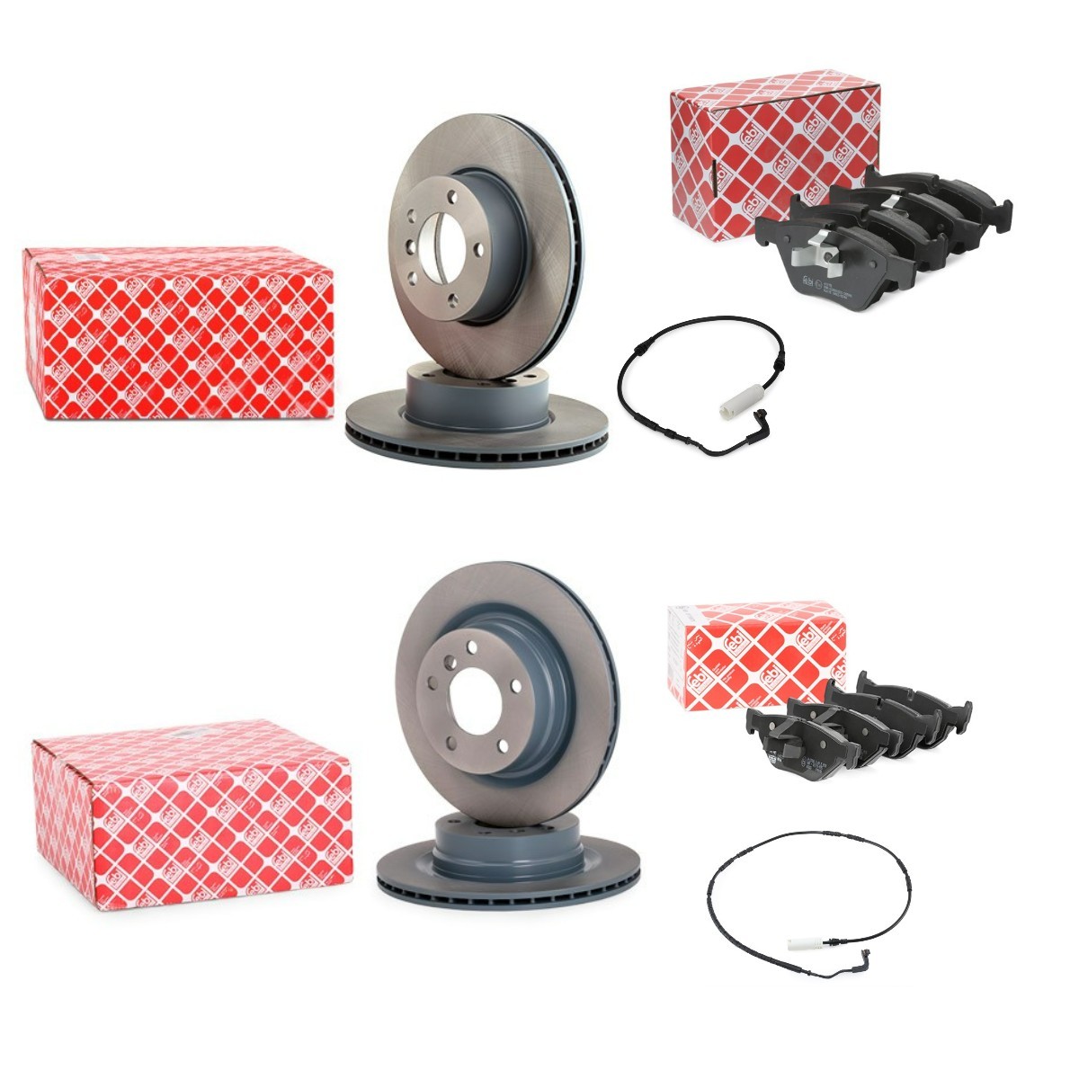 FEBI BILSTEIN Bremseskiver og klodser FBL3405FR024 Bremsesæt skivebremser BMW E90 FBL3405FR024 FEBI BILSTEIN