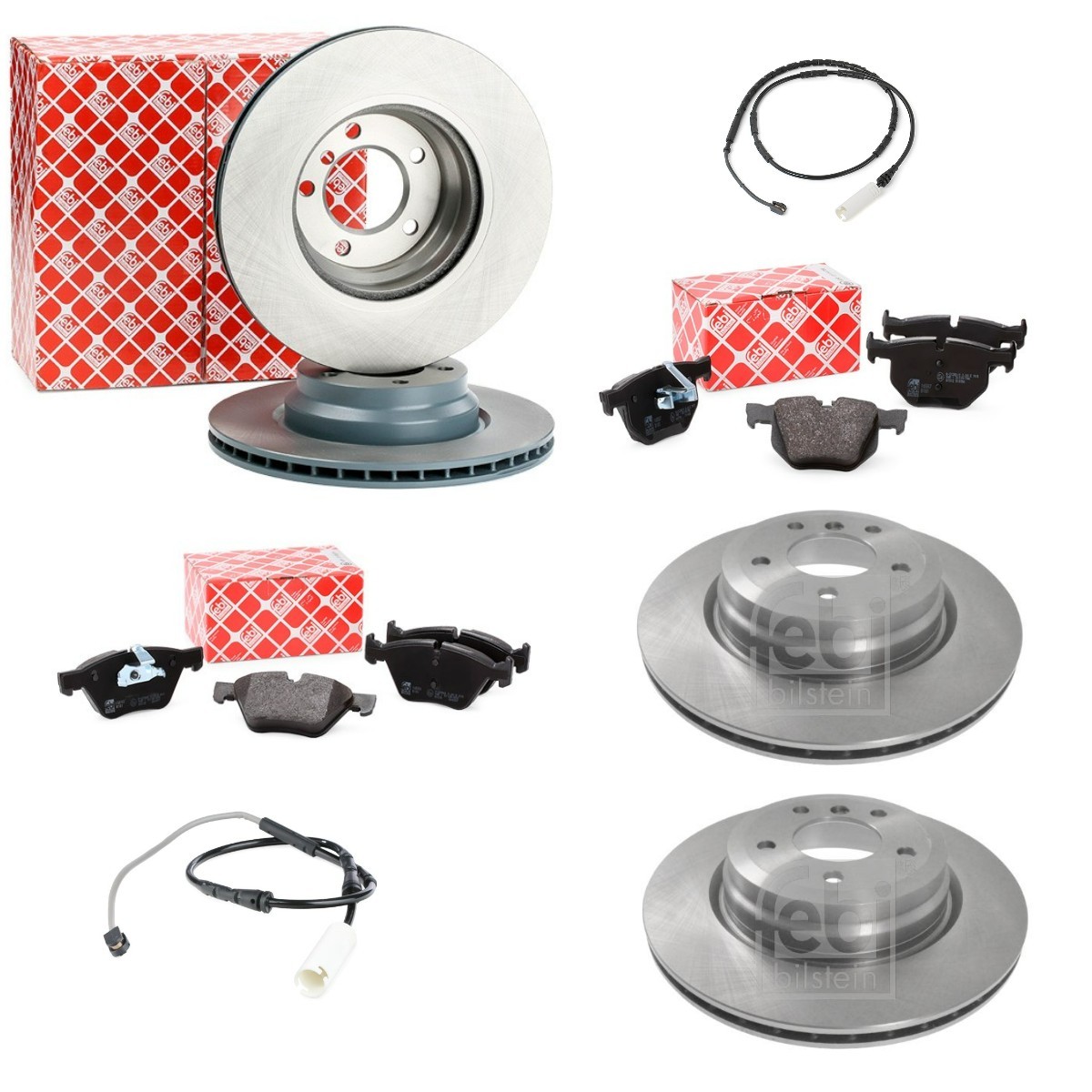 FEBI BILSTEIN Bremseskiver og klodser FBL3405FR060 Bremseklodser og skiver BMW E90 FBL3405FR060 FEBI BILSTEIN