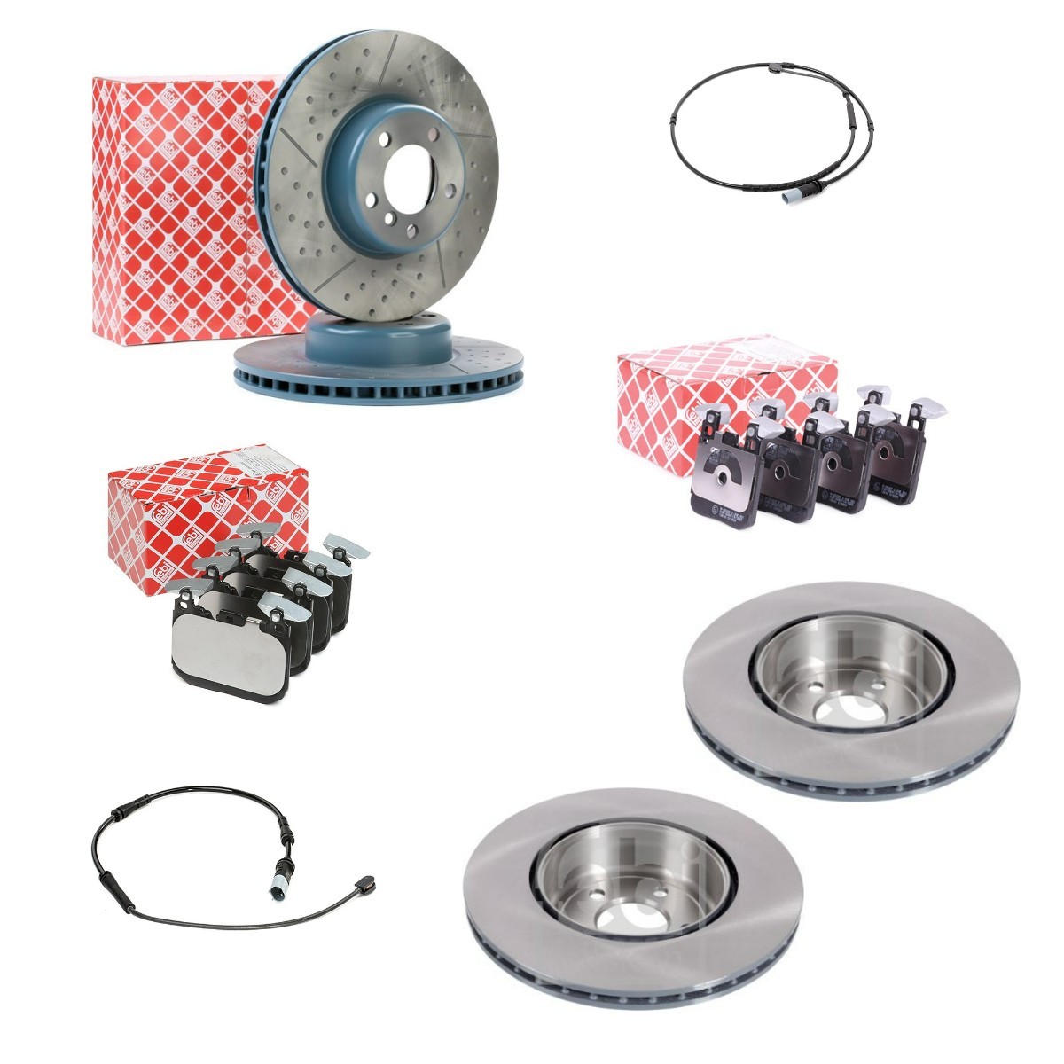 Bremseskiver og -klosser FEBI BILSTEIN FBL3405FR081 FEBI BILSTEIN FBL3405FR081 Bremseklosser og skiver BMW 3-serie 2018