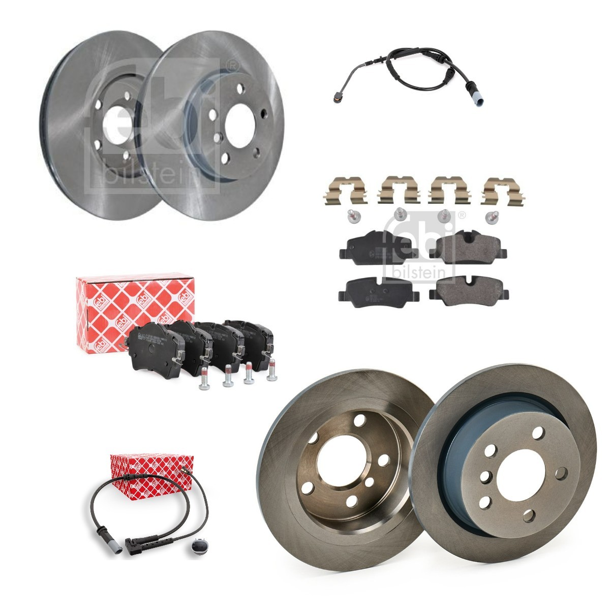 FEBI BILSTEIN Kit dischi e pastiglie FBL3405FR094 FEBI BILSTEIN FBL3405FR094 Kit dischi e pastiglie Mini Paceman R61 originale prezzo