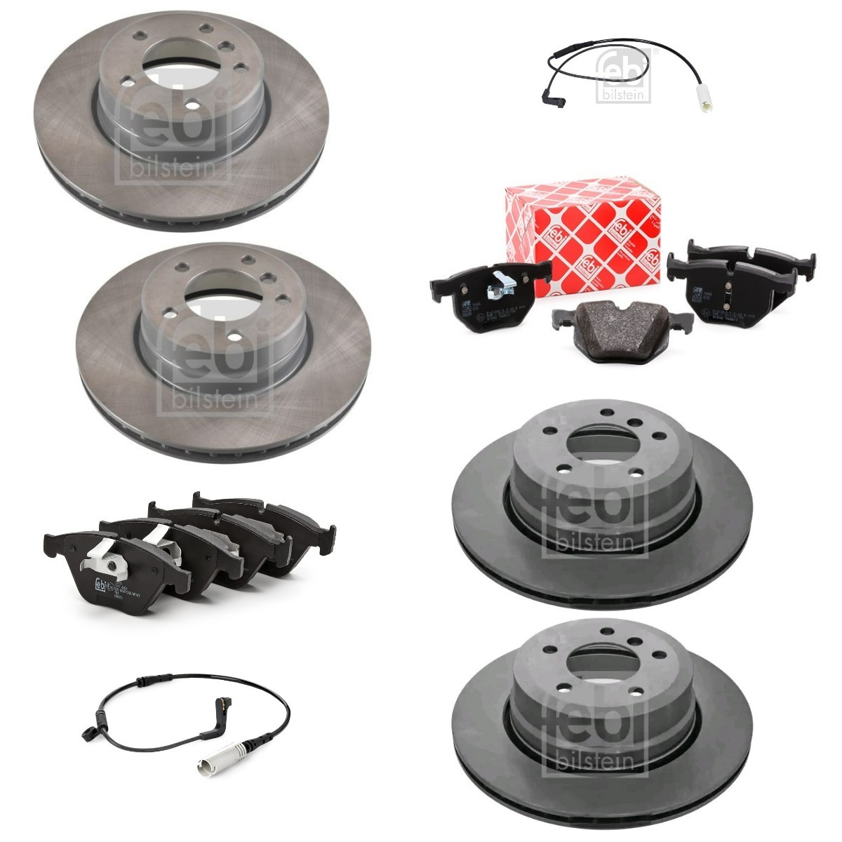 FEBI BILSTEIN Bremseskiver og -klosser FBL3405FR096 FEBI BILSTEIN FBL3405FR096 Bremsekit Dodge JOURNEY originale
