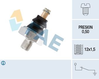 FAE Oljetrycksgivare 10200 10200 FAE sensor oljetryck BMW X1