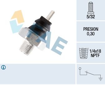 FAE Interruttore di pressione olio 12220 Interruttore di pressione olio FAE 12220 Sonde Ford Escort MK7 Cabrio costo