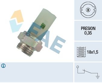 FAE Oljetrykkbryter 12380 FAE 12380 Oljetrykk sensor Renault Safrane 2 originale pris