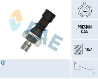 FAE Interruttore di pressione olio 12436 12436 Bulbo pressione olio TOYOTA URBAN CRUISER FAE costo