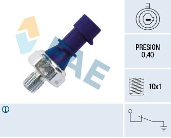 FAE Oil Pressure Switch 12439 FAE 12439 PEUGEOT 607 oil pressure sender replacement