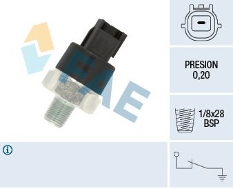 FAE Oljetrykkbryter 12555 pris Oljetrykk sensor Nissan R50 12555 FAE