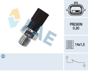 FAE Oliedruksensor 12703 12703 Oliedruksensor FAE RENAULT KADJAR