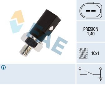 FAE Interruttore di pressione olio 12850 12850 costo Bulbo pressione olio Volkswagen TRANSPORTER FAE