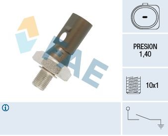 Oliedruksensor FAE 12880 FAE 12880 Sensor oliedruk PORSCHE CAYENNE 2010
