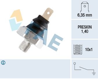 FAE Oljetrycksgivare 12900 12900 FAE sensor oljetryck VW MULTIVAN