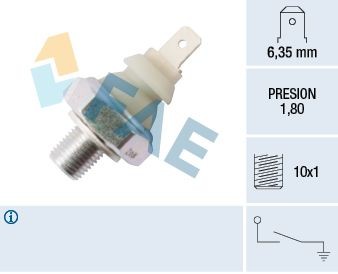 FAE Interruptor de pressão do óleo 12910 FAE 12910 Interruptor de pressão do óleo Volvo XC60 originais