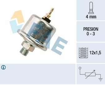 FAE Sensor, oljetryck 14730 FAE 14730 Oljetrycksgivare Mercedes S-klass kostand