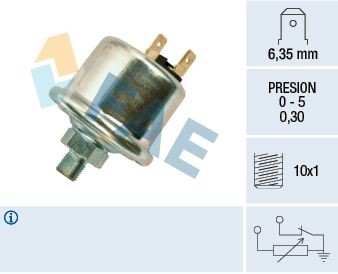 FAE Oliedruksensor 14740 14740 Oliedruksensor AUDI 90 FAE