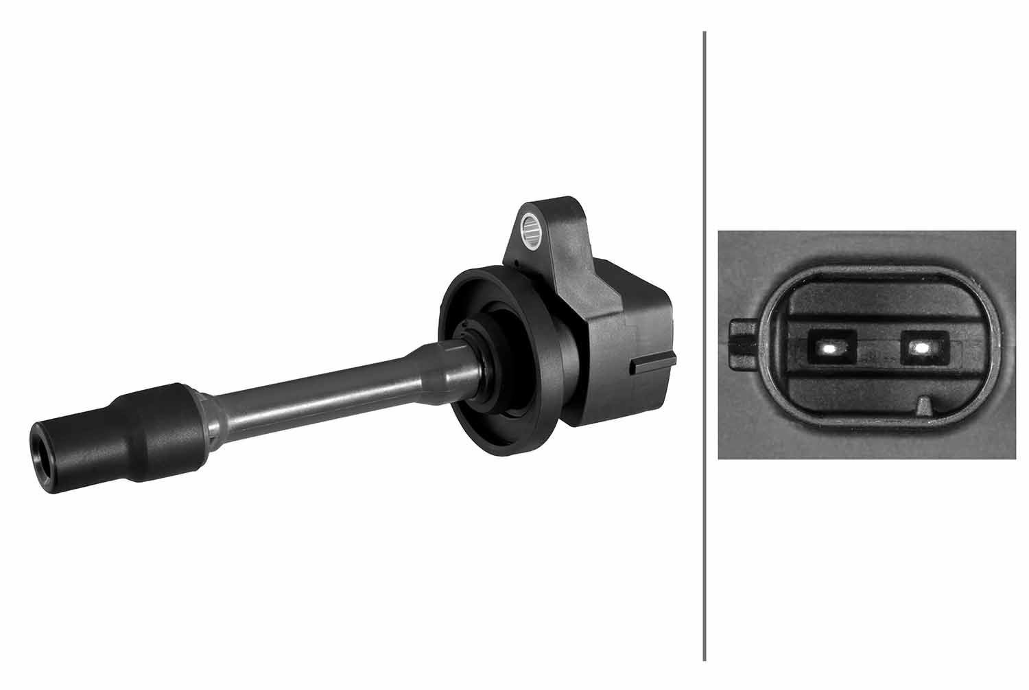 HELLA Sytytyspuola 5DA 358 290-771 Sytytyspuola HELLA 2-napaa, 12V, Liitäntä SAE