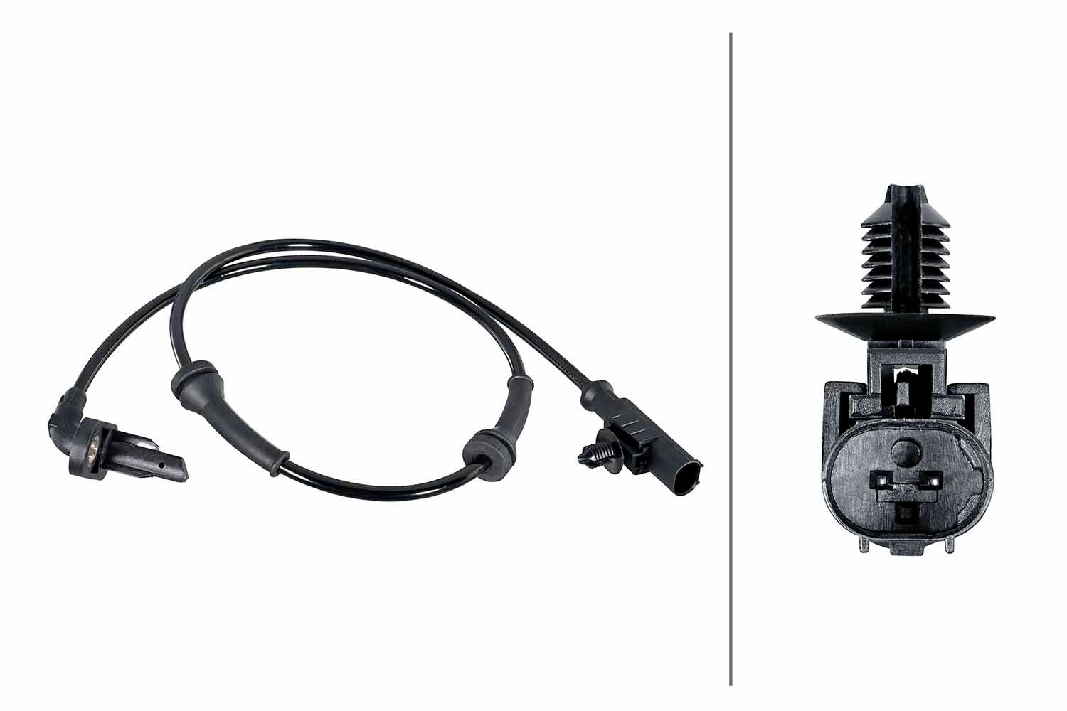 HELLA Snímač počtu otáčok kolesa 6PU 358 252-051 Čidlo abs HELLA NAVARA 6PU 358 252-051 lacné