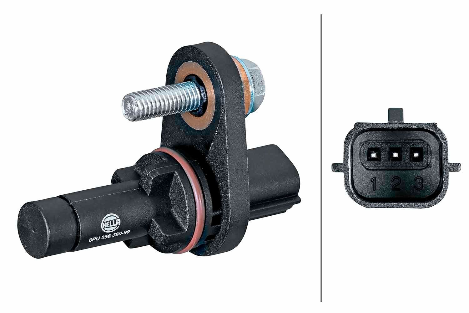 HELLA Capteur PMH 6PU 358 380-991 Chevrolet CRUZE Capteur de vilebrequin HELLA 6PU 358 380-991