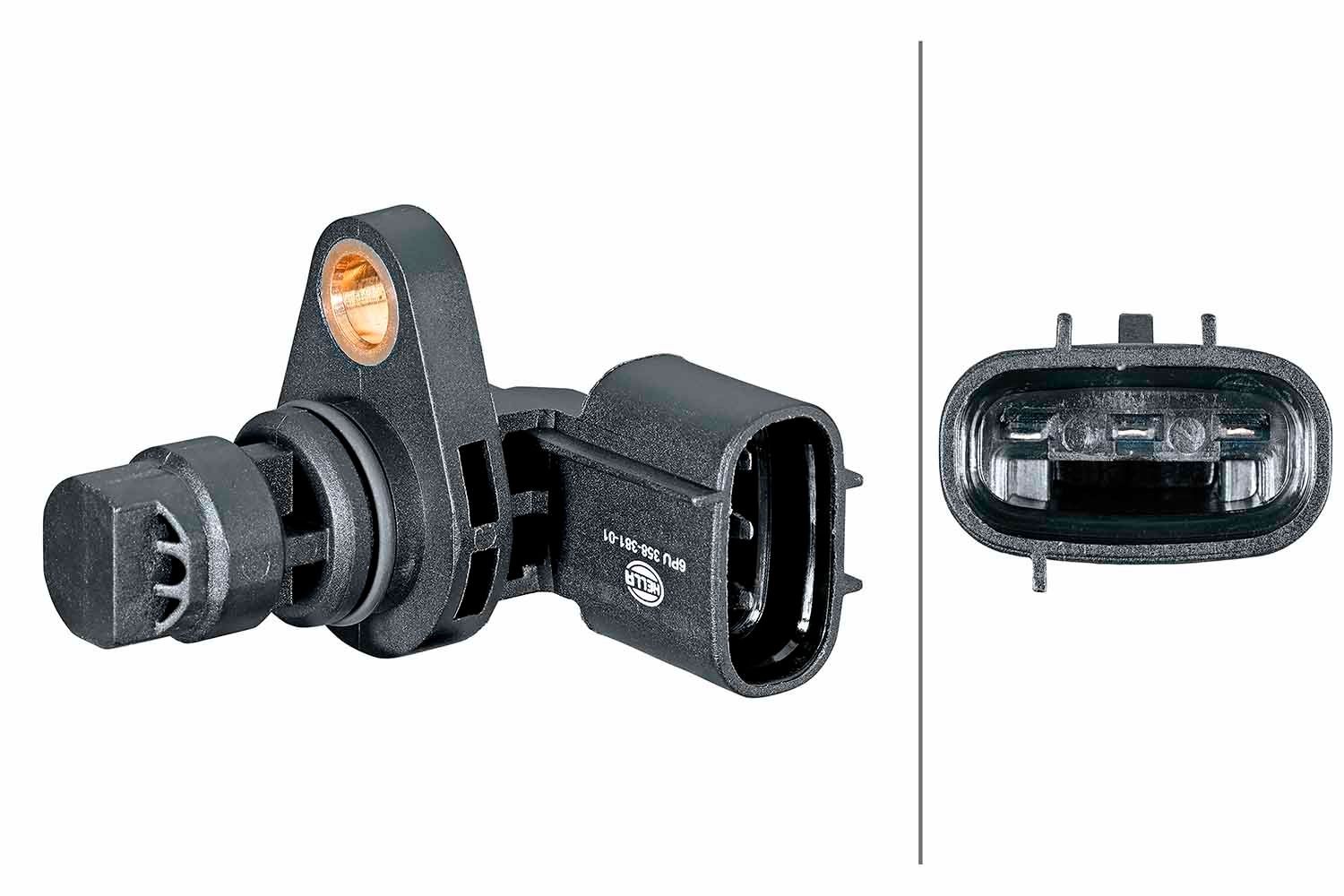 HELLA Snímač impulzov kľukového hriadeľa 6PU 358 381-011 6PU 358 381-011 Snímač otáčok kľukového hriadeľa SUZUKI VITARA HELLA