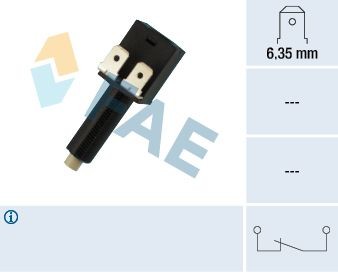 FAE Interruptor de luz de stop 24210 FAE 24210 Interruptor de travão NISSAN MAXIMA originais