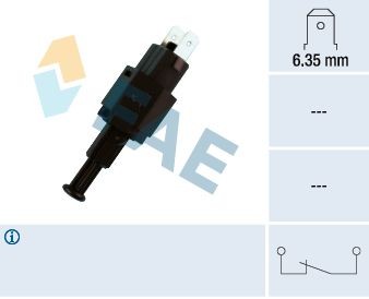 FAE Brake Light Switch 24310 FAE 24310 Astra H A04 brake pedal stop light switch replacement