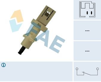 FAE Διακόπτης των φώτων φρένων 24400 24400 Διακοπτης φωτων φρενων ALFA ROMEO 147 FAE