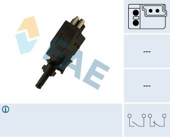 FAE Interruptor de luz de stop 24590 Interruptor de freio Mercedes-Benz W202 24590 FAE