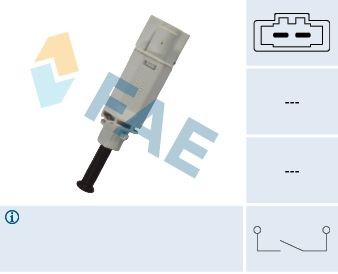 Interruptor, comando da embraiagem (regulador da velocidade) FAE 24771 FAE 24771: Sensor da embraiagem Audi TT 2022