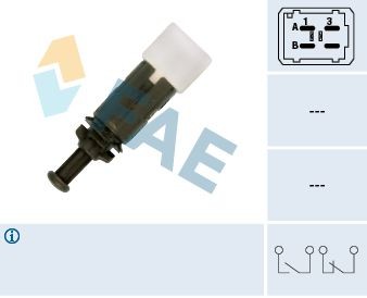FAE Διακόπτης των φώτων φρένων 24895 24895 Διακόπτης φρένων OPEL CASCADA FAE