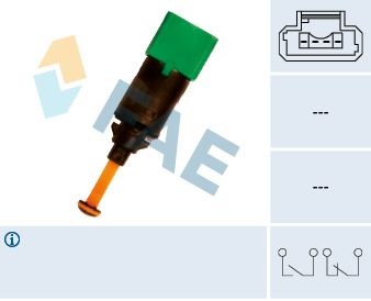 Διακόπτης των φώτων φρένων FAE 24899 FAE 24899 Διακοπτης φωτων φρενων FIAT SCUDO 2007