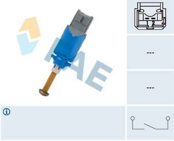 FAE Innesto, Comando disinnesto frizione 24901 FAE 24901 Interruttore frizione Opel Vectra B Caravan j96 Station Wagon originali prezzo