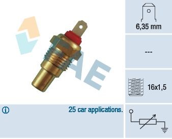 FAE Kühlmitteltemperatursensor 31330 Temperaturfühler FAE Toyota CELICA 31330