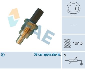 FAE Sensor, temperatura do líquido de refrigeração 32640 FAE 32640 originais Sensor de temperatura Yaris Cross (MXP_) custo