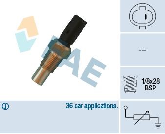 FAE Sensor, motortemperatur 32650 32650 Temperatursensor TOYOTA RAV 4 FAE