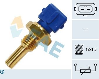 FAE Sonde de température, liquide de refroidissement 33010 Volkswagen TOUAREG Sonde de température FAE 33010