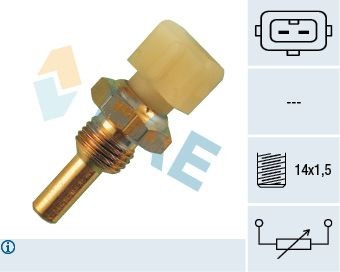 FAE Sensor, kylmedietemperatur 33030 33030 FAE motortemperatursensor MERCEDES-BENZ R-klass