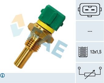 FAE Sensor de temperatura da cabeça do motor 33120 Sensores Peugeot 106 2: Sensor de temperatura da cabeça do motor FAE 33120
