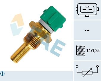 FAE Sensor, topplockstemperaturr 33190 33190 FAE tempgivare Peugeot 108