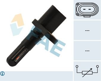 Sensor, temperatuur binnenkomende lucht FAE 33227 FAE 33227 Sensor temperatuur binnenkomende lucht Audi A4 2011
