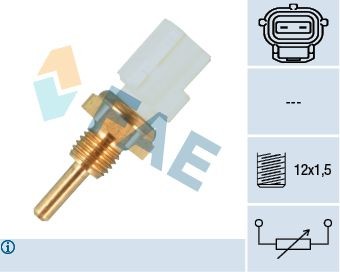 Temperatuursensor FAE 33255 FAE 33255: Koelvloeistof temperatuur sensor Daihatsu SIRION 2009