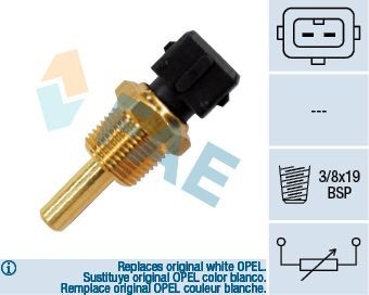 FAE Olietemperatuursensor 33350 Olietemperatuursensor FAE PANAMERA 33350 goedkoop