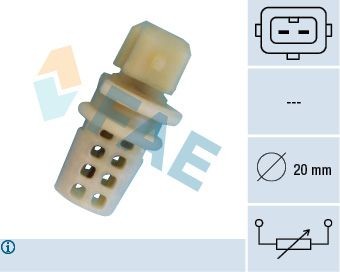 FAE Sensor, temperatura do ar de admissão 33520 preço Sensor temperatura do ar de admissão Renault SB_, SR_ 33520 FAE