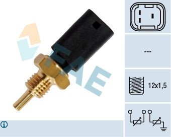 FAE Temperatuursensor 33724 Koelmiddeltemperatuursensor FAE NAVARA 33724 goedkoop