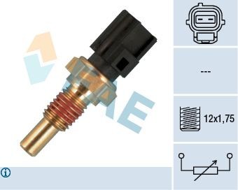FAE Sensor de temperatura da cabeça do motor 33746 Sensor de temperatura FAE Ford TRANSIT 33746