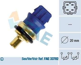 FAE Sensor, motortemperatur 33780 Temperaturføler FAE 80 33780 billige